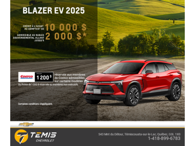 Procurez-vous le Chevrolet Blazer EV 2025