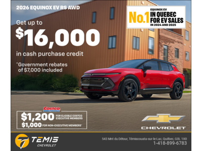 Get the 2026 Chevrolet Equinox EV