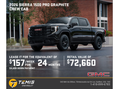 The 2026 GMC Sierra 1500 Pro Graphite Crew Cab