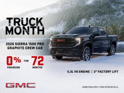 The 2026 GMC Sierra 1500 Pro Graphite Crew Cab