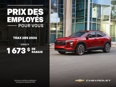 Le Chevrolet Trax 2026