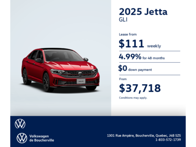 Get the 2025 Volkswagen Jetta GLI