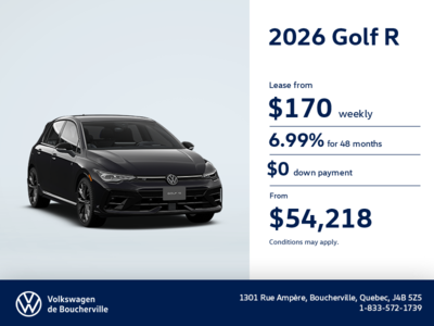 Get the 2026 Volkswagen Golf R
