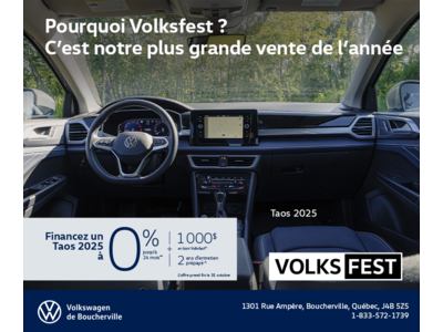 Procurez-vous le Volkswagen Taos 2025