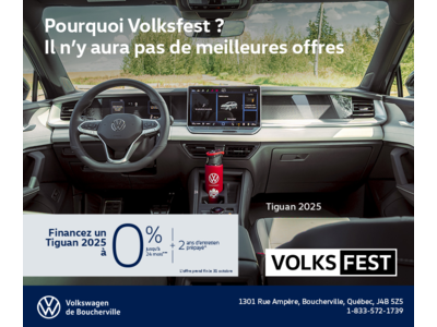 Procurez-vous le Volkswagen Tiguan 2025