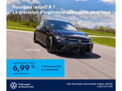 Procurez-vous la Volkswagen Golf R 2026
