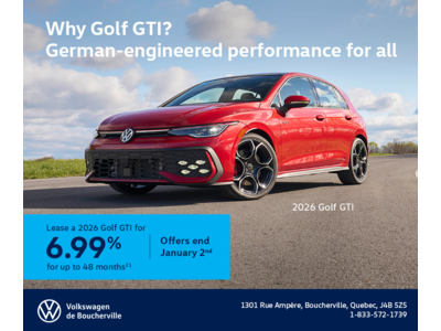 Get the 2026 Volkswagen Golf GTI