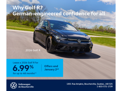 Get the 2026 Volkswagen Golf R