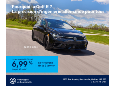 Procurez-vous la Volkswagen Golf R 2026