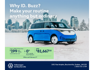 Get the 2025 Volkswagen ID. Buzz
