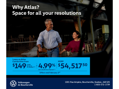 Get the 2026 Volkswagen Atlas