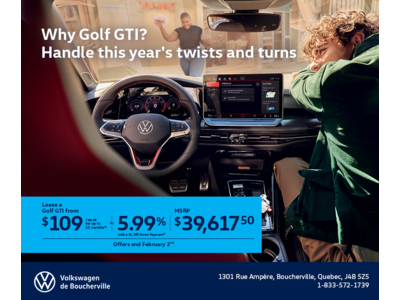 Get the 2026 Volkswagen Golf GTI