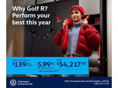 Get the 2026 Volkswagen Golf R