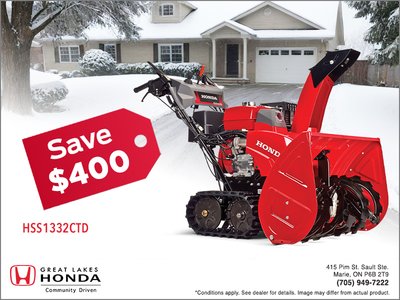 Track Drive, ES Snowblower | HSS1332CTD [IN STOCK]