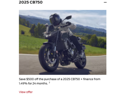 2025 CB750 [In Stock]