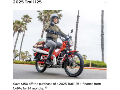 2025 Trail 125 [In Stock]