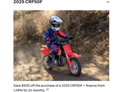 2025 CRF50F [In Stock]