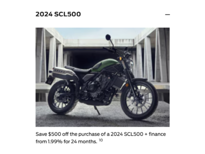 2024 SCL500 [In Stock]