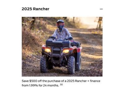 2025 Rancher [In Stock]
