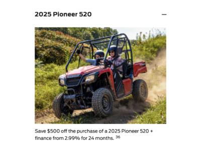 2025 Pioneer 520 [In Stock]