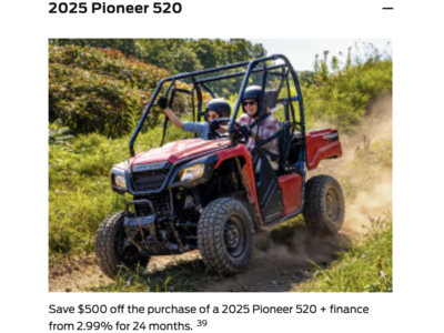 2025 Pioneer 520 [In Stock]