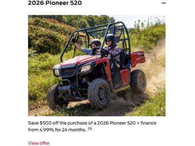 2026 Pioneer 520 [In Stock]