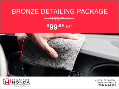 $99.99 Bronze Detailing Package Promo