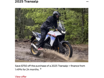 2025 Transalp [In Stock]
