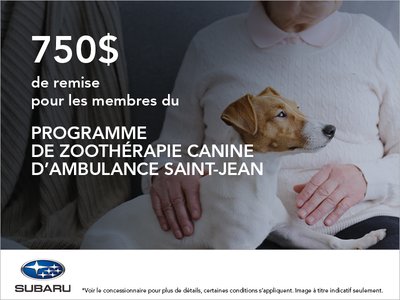 Rabais pour les membres du Programme ZCASJ