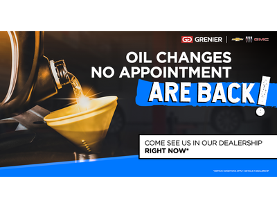 NO APPOINTMENT OIL CHANGES!