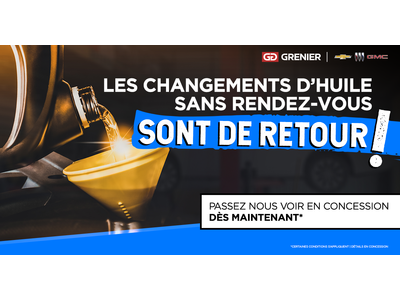 CHANGEMENT D'HUILE SANS RDV !