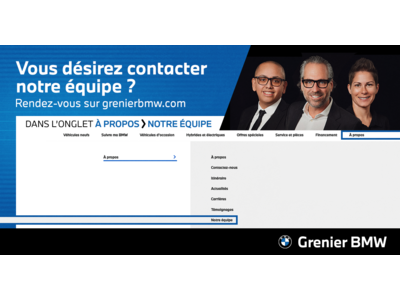 CONTACTEZ NOTRE ÉQUIPE !