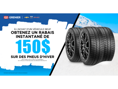 PROMOTION PNEUS D'HIVER !