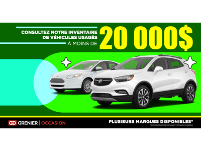 INVENTAIRE À MOINS DE 20 000$ !