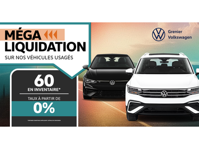 MÉGA LIQUIDATION SUR NOS VÉHICULES USAGÉS!