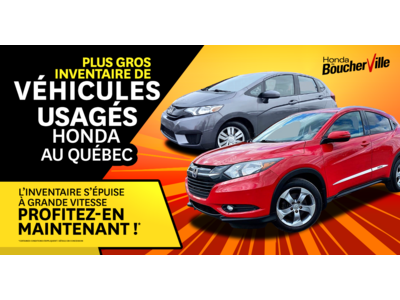 PLUS GRAND INVENTAIRE DE VÉHICULES HONDA  USAGÉS !