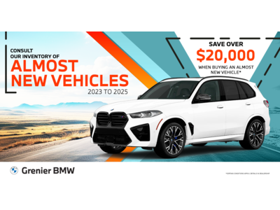 ALMOST NEW VEHICLES IN INVENTORY !