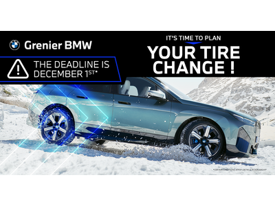IT'S TIME TO PLAN YOUR TIRE CHANGE !