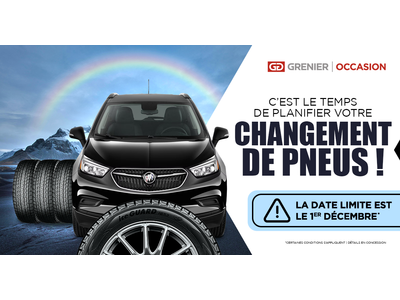 C'EST LE TEMPS DE PLANIFIER VOTRE CHANGEMENT DE PNEUS !