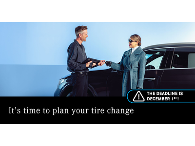 IT'S TIME TO PLAN YOUR TIRE CHANGE !