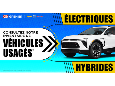 VÉHICULES ÉLECTRIQUES ET HYBRIDES USAGÉS !
