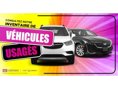 CONSULTEZ NOTRE INVENTAIRE USAGÉS !