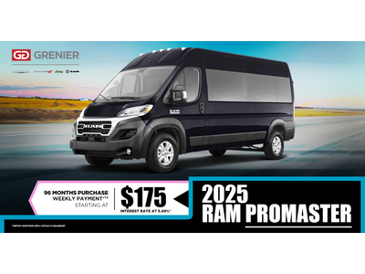 2025 RAM PROMASTER !