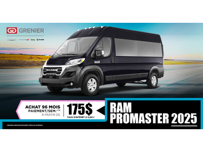 RAM PROMASTER 2025 !