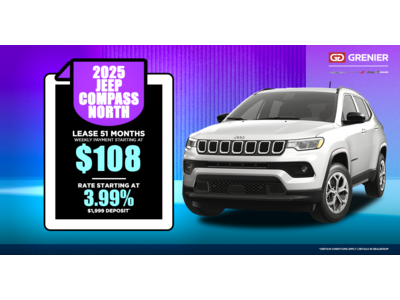 2025 JEEP COMPASS NORTH !