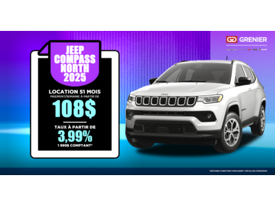 JEEP COMPASS NORTH 2025 !
