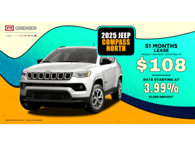 2025 JEEP COMPASS NORTH !