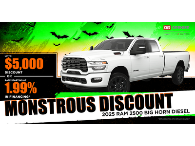 MONSTROUS DISCOUNTS !