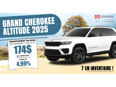 JEEP GRAND CHEROKEE ALTITUDE 2025 !