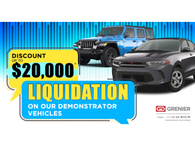 SEVERAL DEMONSTRATORS IN LIQUIDATION !